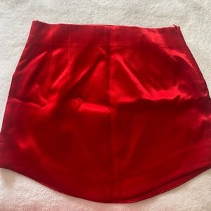 Zara Satin Mini Skirt